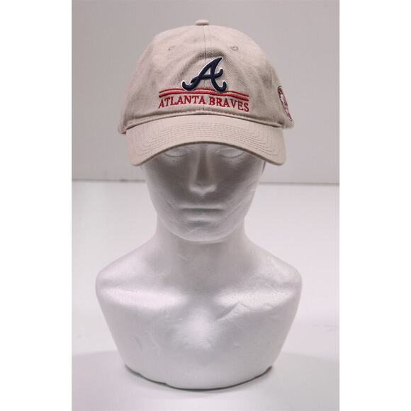 Atlanta Braves x Alabama Crimson Tide Baseball Hat Cap Tan - Picture 2 of 6